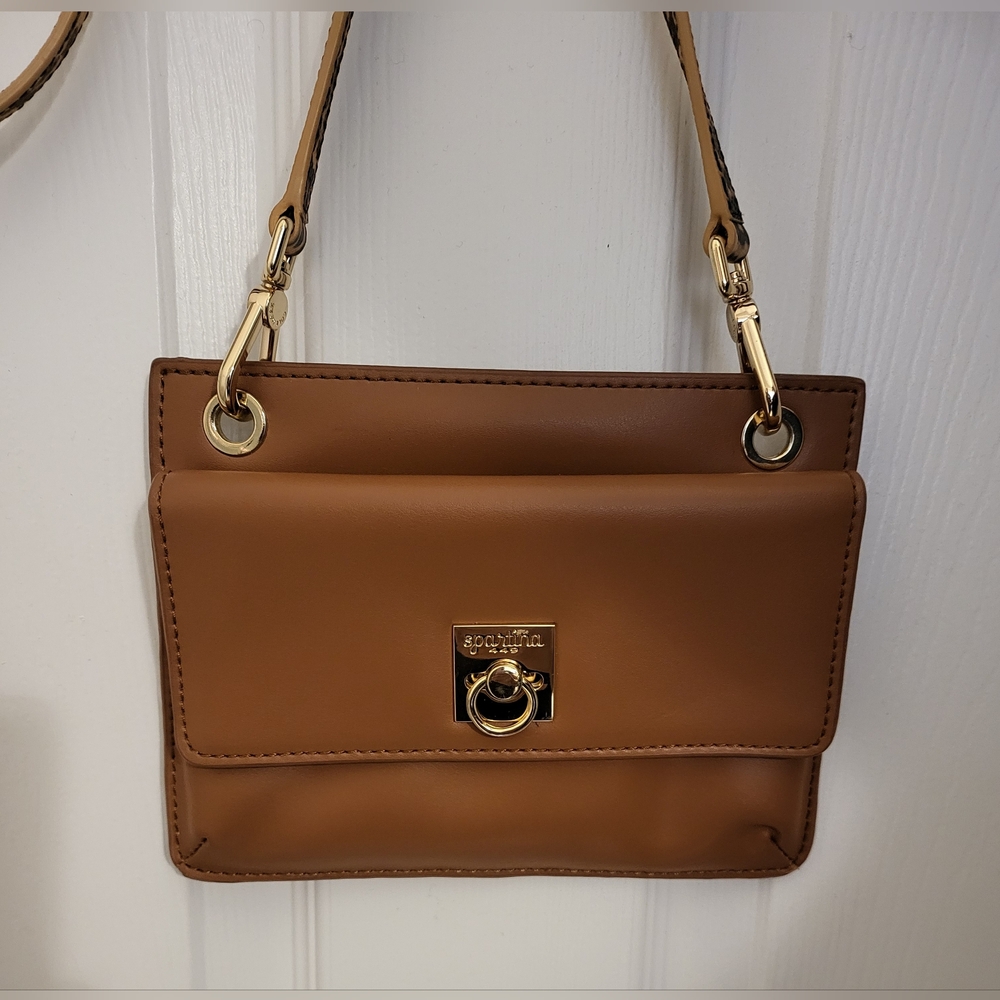 SPARTINA 449 BROWN CROSSBODY BAG LIKE NEW, NO CALL OUTS!💥💥